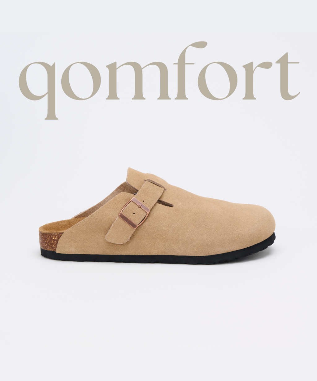 Premium Genuine Suede Clogs by Cozy Walk