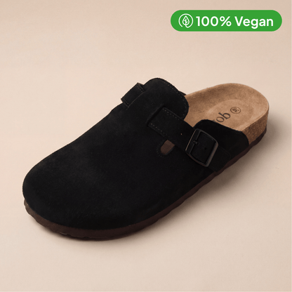 100% Vegan Suede Clogs by Cozy Walk