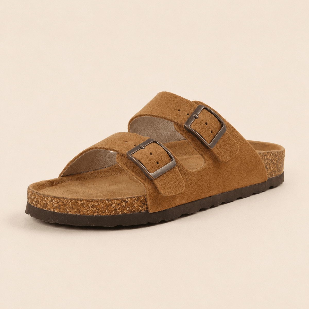 Premium Genuine Suede Sandals by Cozy Walk