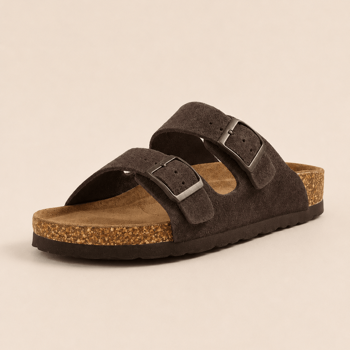 Premium Genuine Suede Sandals by Cozy Walk