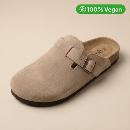 100% Vegan Suede Clogs by Cozy Walk