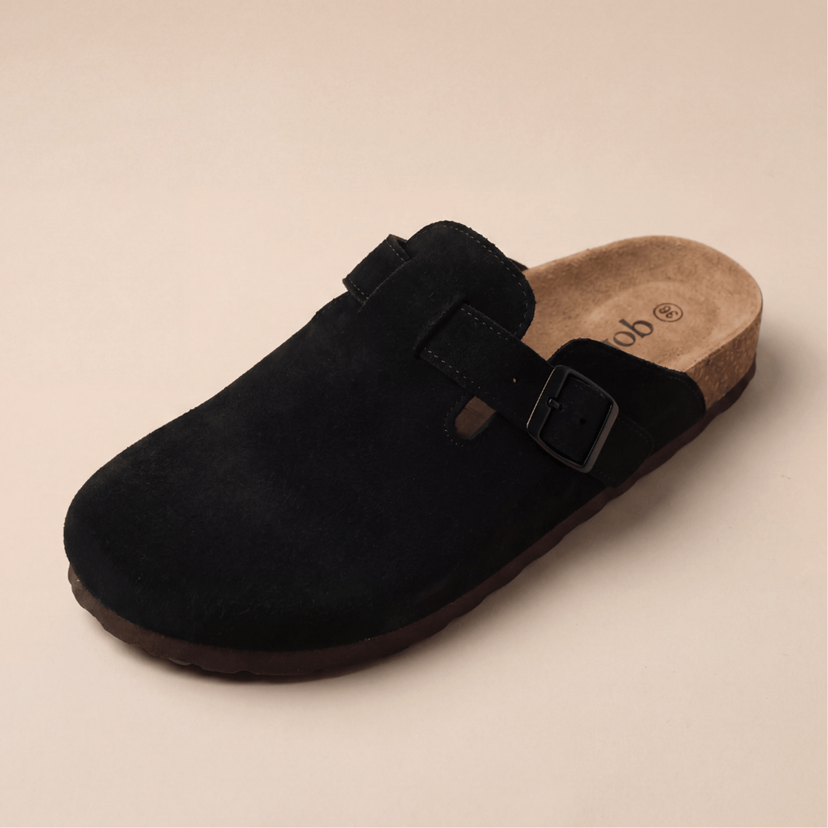 Genuine Suede Clogs by Cozy Walk