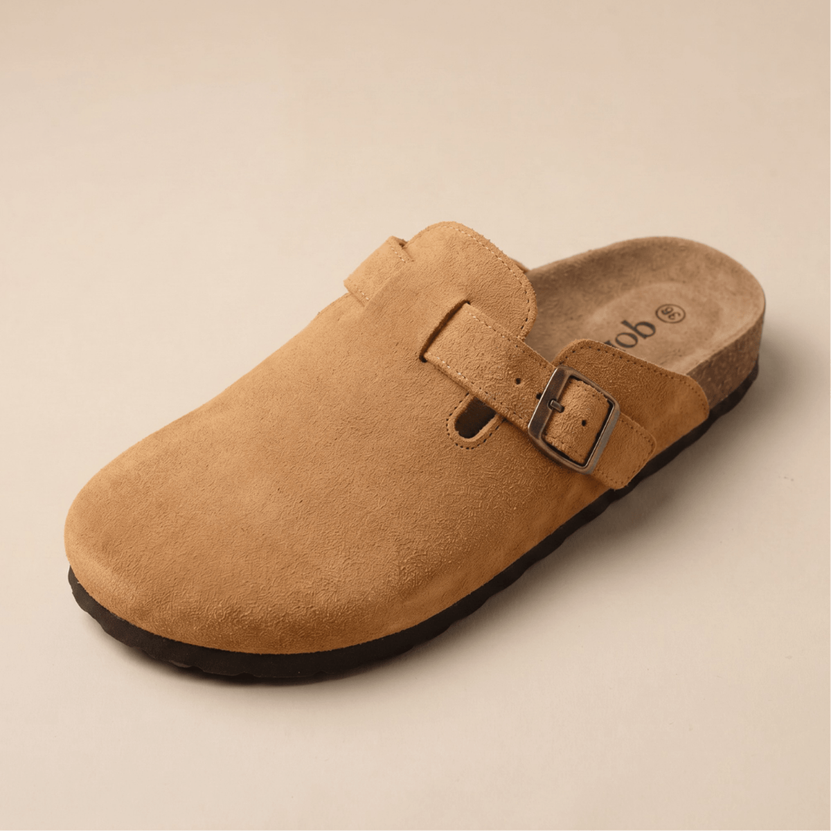 Genuine Suede Clogs by Cozy Walk