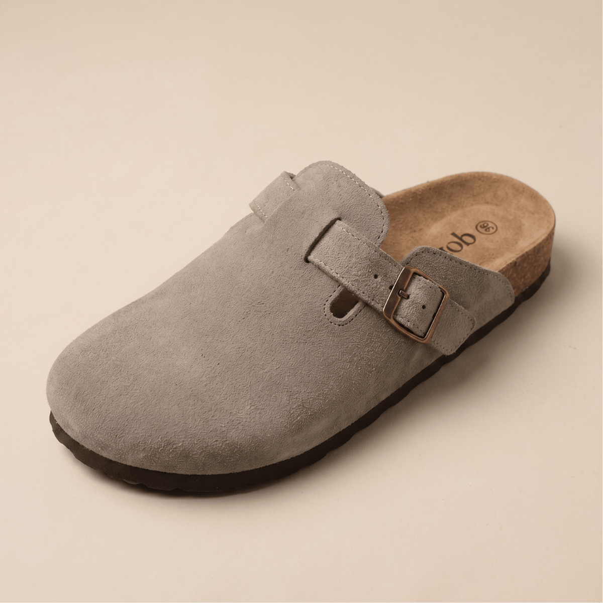Genuine Suede Clogs by Cozy Walk